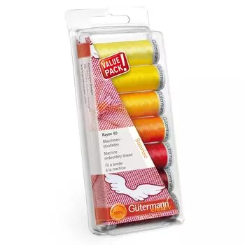 731340 Набор вискозных нитей для машинного вышивания/ 7 кат Гутерманн (Col 2)