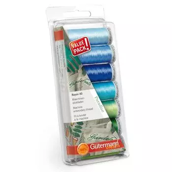 731340 Набор вискозных нитей для машинного вышивания/ 7 кат Гутерманн (Col 3)