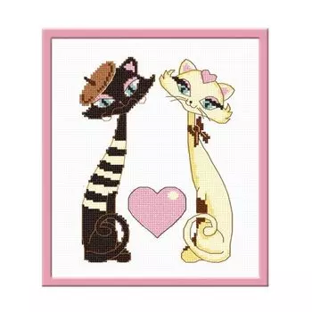 731 Набор для вышивания 'Овен' 'Матроскина любовь', 13*18 см