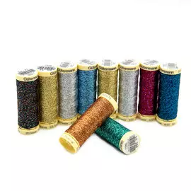 734007 Набор швейных нитей с металлическим эффектом