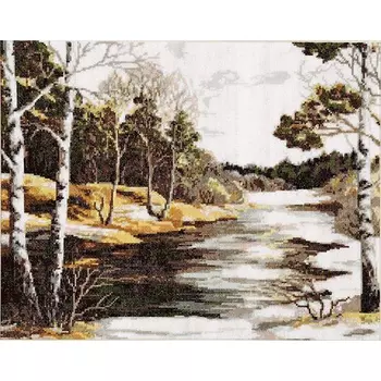 738 Набор для вышивания Hobby&amp;Pro 'Весна', 37*28 см