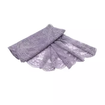 73Р Кружево эластичное 28см*6м (сиреневый)