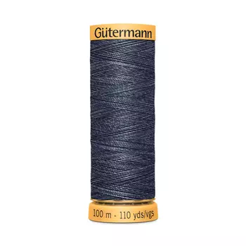 744476 Нить Jeans джинсовая для штопки, 100м, 70% полиэстер, 30% хлопок Gutermann (5154)