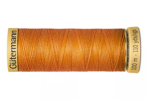 744484 Нить Natural Cotton C Ne 50 для отделочных швов, 100м, 100% хлопок Гутерманн (1576)