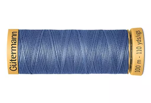 744484 Нить Natural Cotton C Ne 50 для отделочных швов, 100м, 100% хлопок Гутерманн (5325)