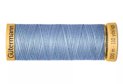 744484 Нить Natural Cotton C Ne 50 для отделочных швов, 100м, 100% хлопок Гутерманн (5826)