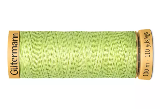 744484 Нить Natural Cotton C Ne 50 для отделочных швов, 100м, 100% хлопок Гутерманн (8975)