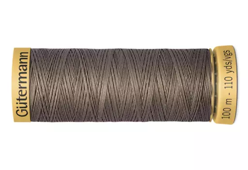 744484 Нить Natural Cotton C Ne 50 для отделочных швов, 100м, 100% хлопок Гутерманн (1225)