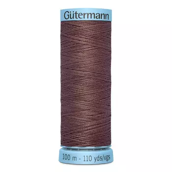 744590 Нить Silk S 303 для тонких отделочных швов, 100м, 100% шелк Гутерманн (446)