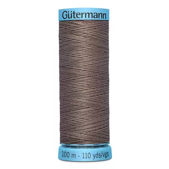 744590 Нить Silk S 303 для тонких отделочных швов, 100м, 100% шелк Gutermann (669)