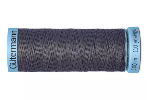 744590 Нить Silk S 303 для тонких отделочных швов, 100м, 100% шелк Гутерманн (702)