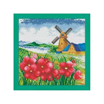 7493 Мозаика Cristal 'Мельница', 35*35 см