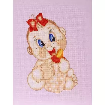 753 Набор для вышивания Hobby&amp;Pro 'Малышка', 14*22 см