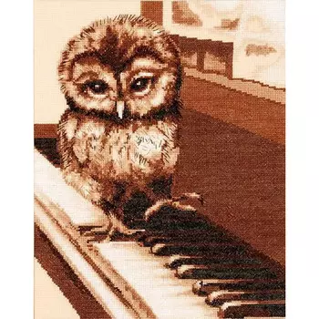 757 Набор для вышивания Hobby&amp;Pro 'Уроки музыки', 24*30 см