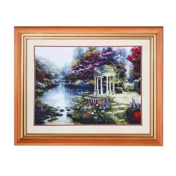 760 Набор для вышивания Hobby&amp;Pro 'Беседка у воды', 48*35 см
