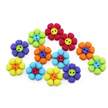 7691, Декоративные пуговицы. Цветы Dress It Up