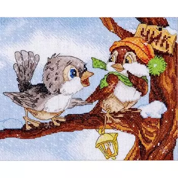 769 Набор для вышивания Hobby&amp;Pro 'Чик чи-рик', 22*18 см