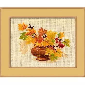769 Набор для вышивания Riolis 'Осенний букет', 30*24 см
