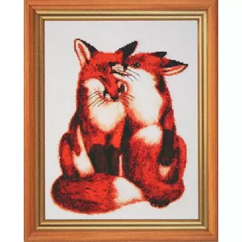 774 Набор для вышивания Hobby&amp;Pro 'Лисята', 23*30 см
