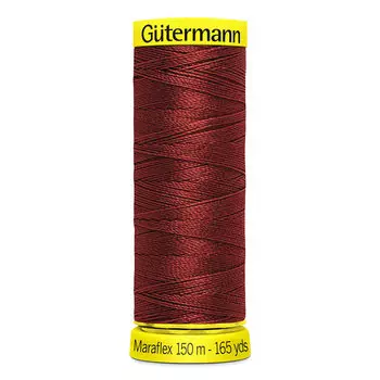 777000 Нить Maraflex для трикотажных материалов, 150м, 100% ПБТ, Gutermann (012 божоле)