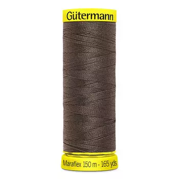 777000 Нить Maraflex для трикотажных материалов, 150м, 100% ПБТ, Gutermann (446 сигнальный коричневый)
