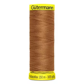 777000 Нить Maraflex для трикотажных материалов, 150м, 100% ПБТ, Gutermann (448 шоколадная охра)