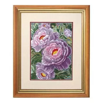 780 Набор для вышивания Hobby&amp;Pro 'Пионы', 20*28 см
