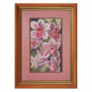 781 Набор для вышивания Hobby&amp;Pro 'Любимые орхидеи', 16*27 см