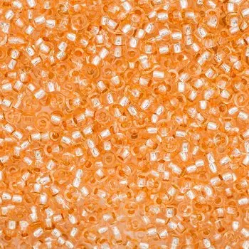 (78284) 331-19001-10/0 Бисер прозрачный solgel с серебр. центром 10/0, круг.отв., 20гр Preciosa