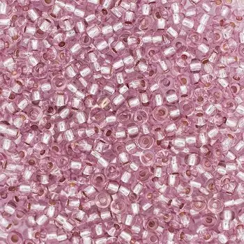 (78295) 331-19001-10/0 Бисер прозрачный solgel с серебр. центром 10/0, круг.отв., 20гр Preciosa