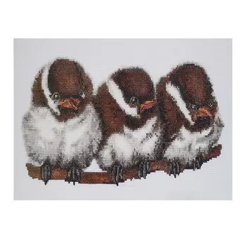787 Набор для вышивания Hobby&amp;Pro 'Птенчики', 31*14 см