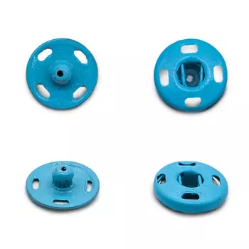 78903/01 Кнопки одежные 11 мм, латунь, синие, 36 шт PONY