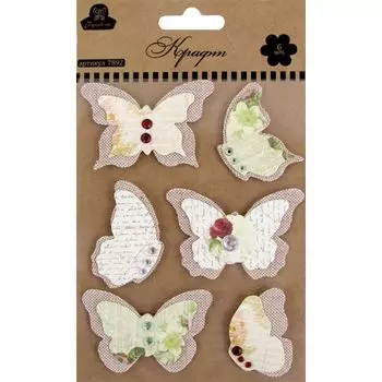 7892 Объемные стикеры 'Крафт'