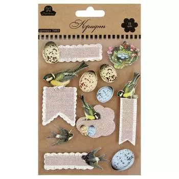 7893 Объемные стикеры 'Крафт'