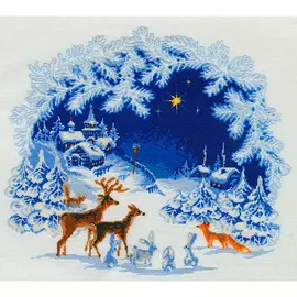 793 Набор для вышивания Riolis 'Рождество', 45*45 см