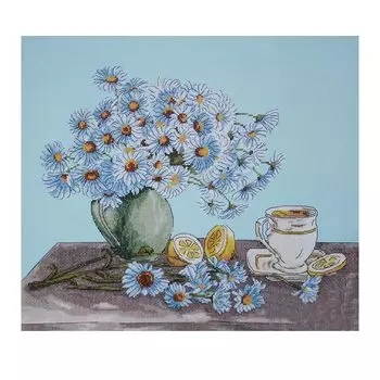 794 Набор для вышивания Hobby&amp;Pro 'Ромашковый чай', 40*30 см