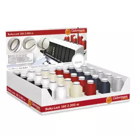 799706 Дисплей для нитей Bulky-Lock 160, 30 катушек Гутерманн