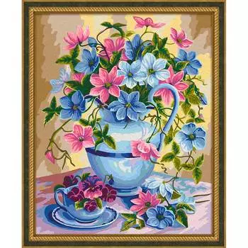 7С-0210 Картина по номерам 'Изящный букет'