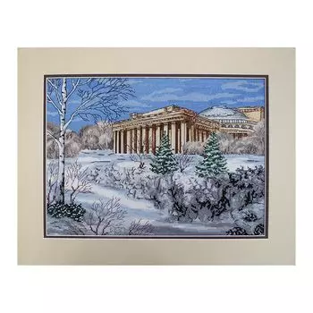 800 Набор для вышивания Hobby&amp;Pro 'Новосибирский Государственный Академический театр оперы и балета', 36*26 см