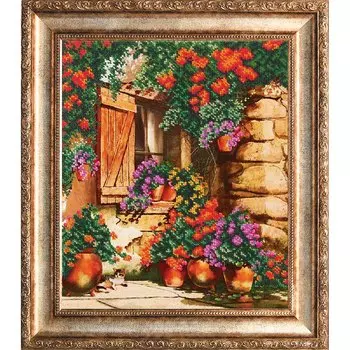 801 Набор для вышивания бисером 'Солнечный день' (арт.КН-800), 25,7х30,7 см