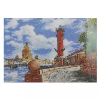 804 Набор для вышивания Hobby&amp;Pro 'Биржевая площадь (Стрелка Васильевского острова)', 37*28 см