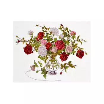 812 Набор для вышивания 'Овен' 'Букет роз', 32*24 см