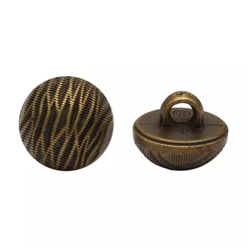 8143 Пуговица 13мм (бронза)