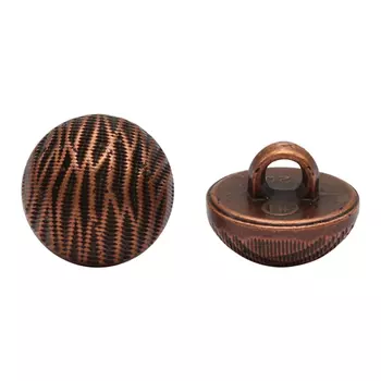 8143 Пуговица 13мм (медь)