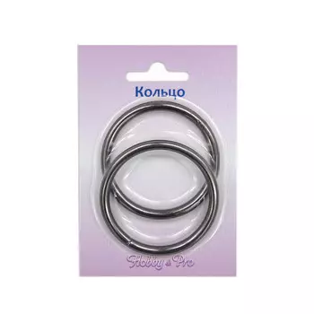 816-011 Кольцо разъемное 40*4,0мм, упак(2шт) Hobby&amp;Pro (черный никель)