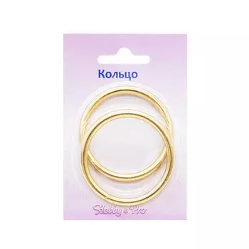 816B-019 Кольцо разъемное 60*5,0 мм, упак./2 шт., Hobby&amp;Pro (яркое золото)