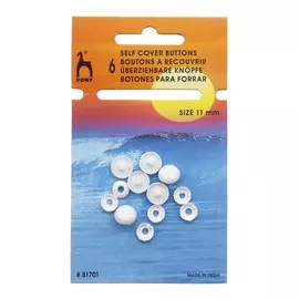 81701 Пуговицы для джинсов для обтягивания тканью 11мм 6шт PONY