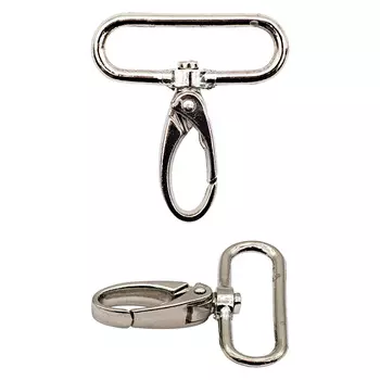 817-046 Карабин 40*50мм упак(2шт) Hobby&amp;Pro (никель)