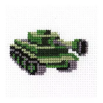 819 Набор для вышивания РC-Студия 'Танк' 4*8 см