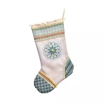 8202 Набор для шитья и вышивания 'Матренин посад' носочек 'Морозное утро', 19*30 см